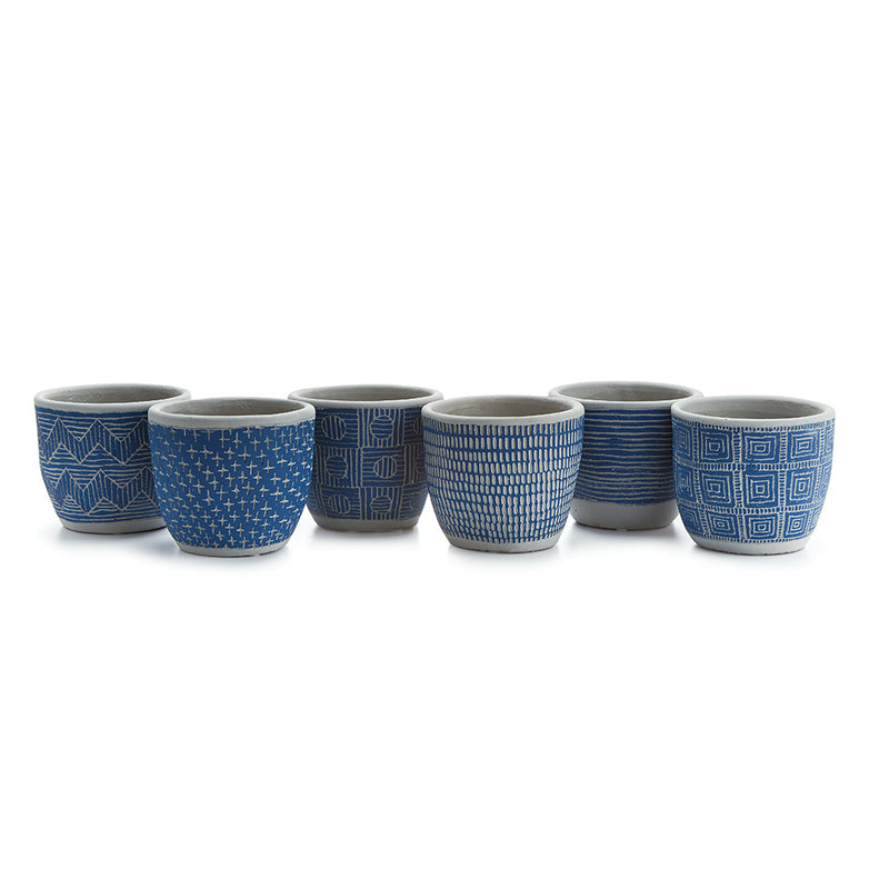 NAPA Home & Garden, SANTA FE POTS, SET OF 6,CD320BL