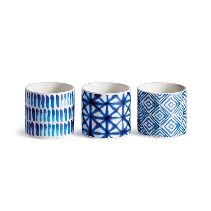 NAPA Home & Garden, BLUE MOOD POTS 2.5", SET OF 3,CD340