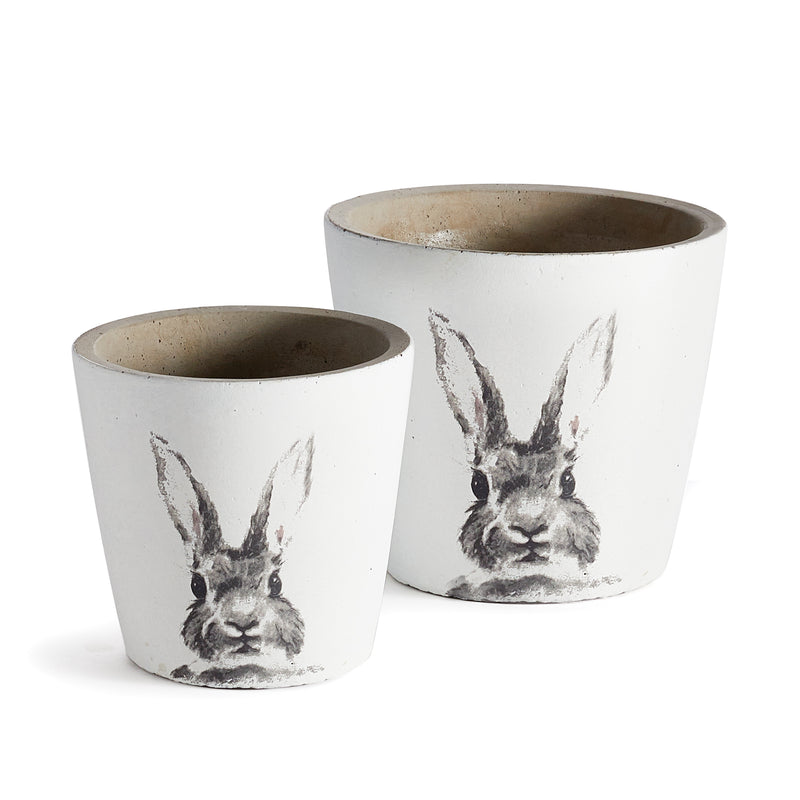 NAPA Home & Garden, RABBIT POTS, SET OF 2,CD344