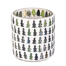 Shades of Emerald Candle, Mosaic Tree, Spice Cashmere Scent, 9oz, Asst of 2
