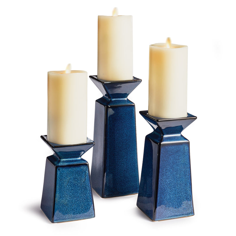 NAPA Home & Garden, RILEE CANDLE STANDS, SET OF 3,CH307BL