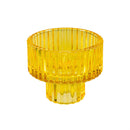 Heartfelt Cheer Candle Holder Glass Reversible, Fits both a tealight and Votive Candle, 3", CDU