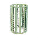 VivaStyle Veranda Garden Candleholder, Metal and Cotton Votive, Set of 2