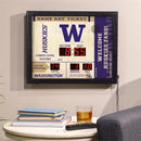 Scoreboard Wall Clock, University of Washington