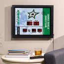 Scoreboard Wall Clock, Dallas Stars