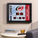 Scoreboard Wall Clock, Carolina Hurricanes