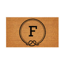 Coastal Coir Mat Nautical Monogram 28x16"