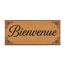 Canada Strong Bienvenue Flocked Coir Sassafras Switch Mat, Filigree, 22"x10"