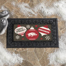 University of Arkansas Holiday Flocked Coir Sassafras Switch Mat, 22"x10"