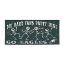 Philadelphia Eagles Flocked Coir Halloween Sassafras Switch Mat, 22"x10"