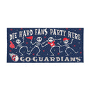 Cleveland Guardians Flocked Coir Halloween Sassafras Switch Mat, 22"x10"