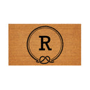 Coastal Coir Mat Nautical Monogram 28x16"