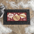Florida State University Holiday Flocked Coir Sassafras Switch Mat, 22"x10"