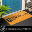Vegas Golden Knights 2026 Stanley Cup Champions 36"x24" Full Color Coir Doormat