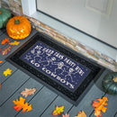 Dallas Cowboys Flocked Coir Halloween Sassafras Switch Mat, 22"x10"