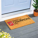 Carolina Hurricanes 2026 Stanley Cup Champions 28"x16" Full Color Coir Doormat