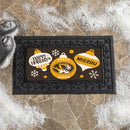 University of Missouri Holiday Flocked Coir Sassafras Switch Mat, 22"x10"