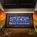 University of Pittsburgh Flocked Coir Halloween Sassafras Switch Mat, 22"x10"