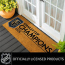 Vegas Golden Knights 2026 Stanley Cup Champions 60"x24" Full Coir Doormat, Full Color