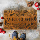 Holly Homestead Coir Mat, "Welcome", 28"x16"