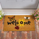 Cottage Garden Welcome Friends Coir Mat