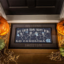 University of North Carolina Flocked Coir Halloween Sassafras Switch Mat, 22"x10"