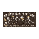 Purdue University Flocked Coir Halloween Sassafras Switch Mat, 22"x10"