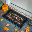 Vegas Golden Knights Flocked Coir Halloween Sassafras Switch Mat, 22"x10"