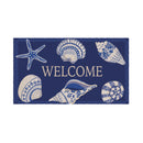 Chinoiserie Seashells Coir Mat