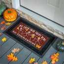 Washington Commanders Flocked Coir Halloween Sassafras Switch Mat, 22"x10"