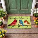 Feathered Spring Friends Coir Mat