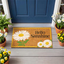 Hello Sunshine Daisy Coir Mat