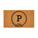 Coastal Coir Mat Nautical Monogram 28x16"