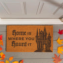 Haunted House Coir Mat, "Home is Where You Haunt IT" 28"x16"