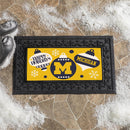 University Of Michigan Holiday Flocked Coir Sassafras Switch Mat, 22"x10"