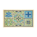 Seaside Retreat Patterned Icons Coir Mat