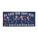 St Louis Cardinals Flocked Coir Halloween Sassafras Switch Mat, 22"x10"