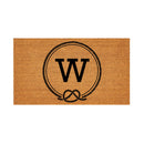 Coastal Coir Mat Nautical Monogram 28x16"