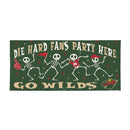 Minnesota Wild Flocked Coir Halloween Sassafras Switch Mat, 22"x10"