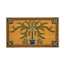 Seaside Retreat Patterned Floral Coir Mat