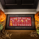 University of Southern California Flocked Coir Halloween Sassafras Switch Mat, 22"x10"