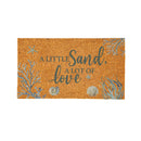 Blue Coastal Beach, Coir Mat 28"x16"