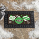 Marshall University Holiday Flocked Coir Sassafras Switch Mat, 22"x10"