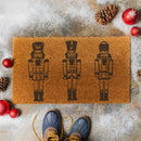 Twas The Night Three Nutcrackers Coir Mat, 28"x16"