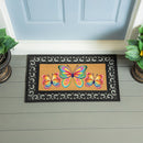 Bunny Blooms Bows & Butterfly, Flocked Coir Sassafras Switch Mat 22"x10"