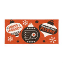 Philadelphia Flyers Holiday Flocked Coir Sassafras Switch Mat, 22"x10"