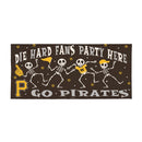 Pittsburgh Pirates Flocked Coir Halloween Sassafras Switch Mat, 22"x10"