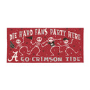 University of Alabama Flocked Coir Halloween Sassafras Switch Mat, 22"x10"