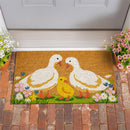 Hillside Pasture Goose Family Coir Mat