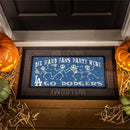 Los Angeles Dodgers Flocked Coir Halloween Sassafras Switch Mat, 22"x10"